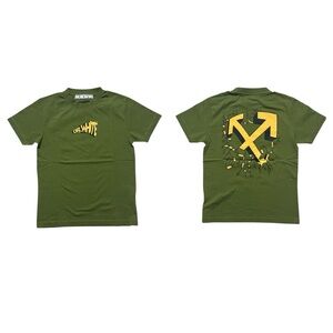 New Off-White Cartoon Arrow T-Shirt Mens Size X-Small